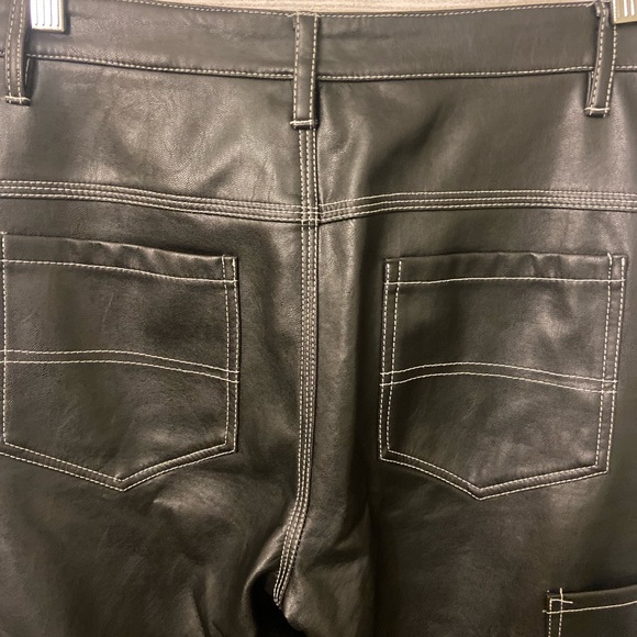Simonett Kika Vegan Leather Pants Medium - Picture 10 of 13